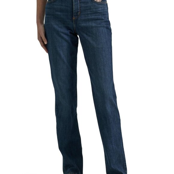 Denim - Classic Relaxed Fit Straight Leg Jeans Slimming High Waist Y2K Chic